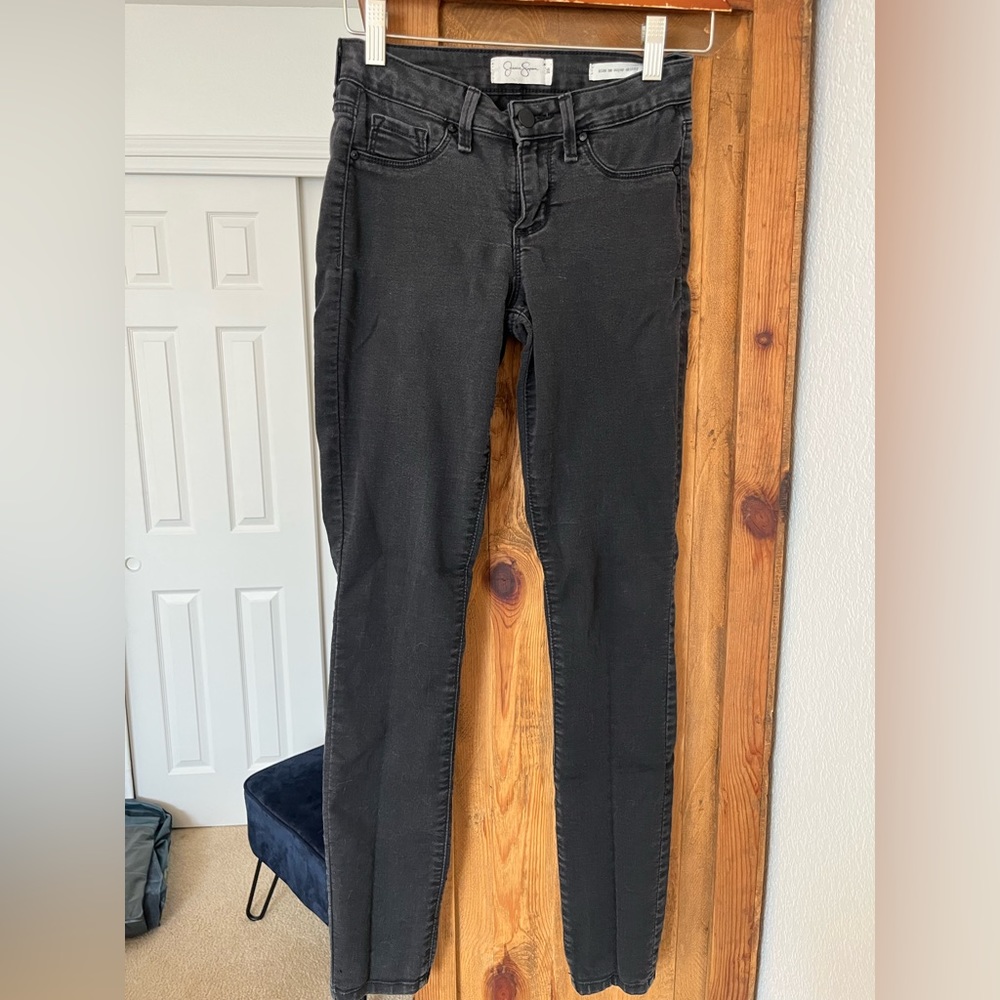 Black rinse Jessica Simpson Kiss Me Super Skinny jeans